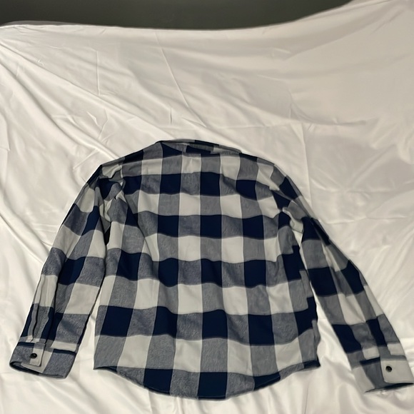 Hurley blue/light blue button flannel shirt - Picture 7 of 7